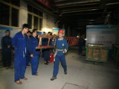 動力公司、面一車間分別舉行防泄漏演練